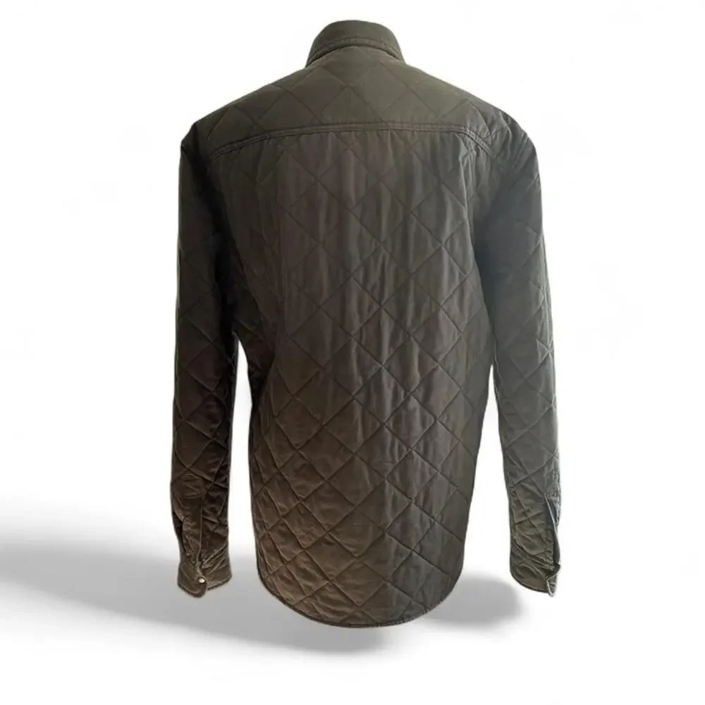 Penfield Black Quilted Button-Up Jacket – Size M